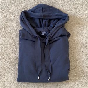 Steel Blue Aerie Hoodie With Side Zippers